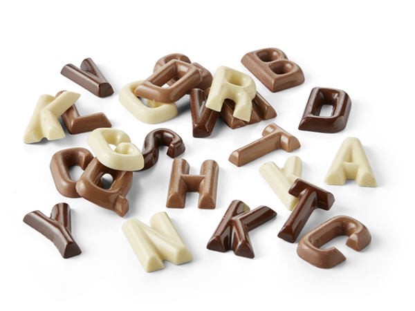 Chocolade lettertjes 175 gram